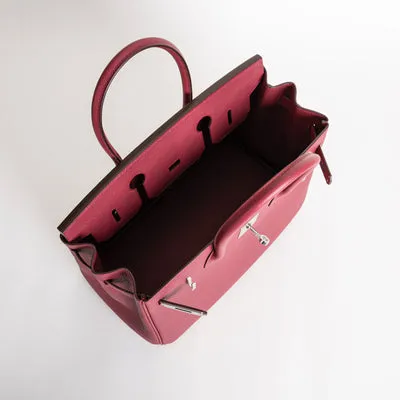 BIRKIN 30 TOGO LEATHER ROUGE GRENAT WITH PALLADIUM HARDWARE (PHW) - 3