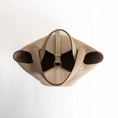 PICOTIN 18 LOCK CLEMENCE LEATHER TRENCH TAURILLON WITH GOLD HARDWARE (GHW) - 3