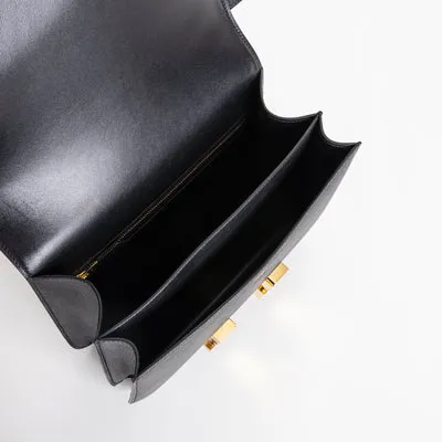 CONSTANCE 24 EPSOM LEATHER NOIR (BLACK) WITH GOLD HARDWARE (GHW) - 4