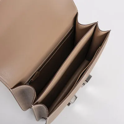 CONSTANCE 24 EPSOM LEATHER ETOUPE WITH PALLADIUM HARDWARE (PHW) - 4