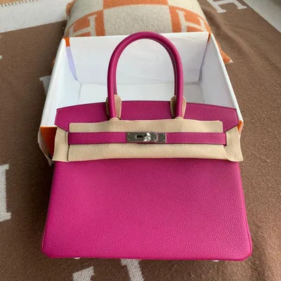 BIRKIN 30 TOGO LEATHER ROSE POURPRE WITH PALLADIUM HARDWARE (PHW) - 1