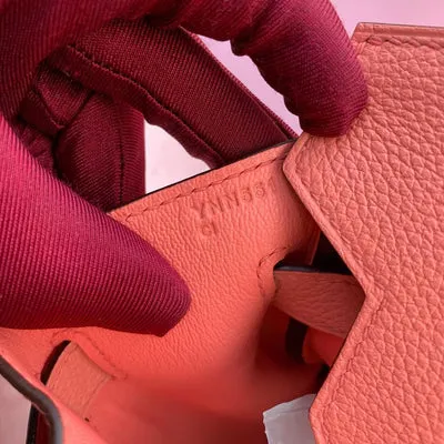 BIRKIN 30 TOGO LEATHER ROSE AZALEE WITH GOLD HARDWARE (GHW) - 3