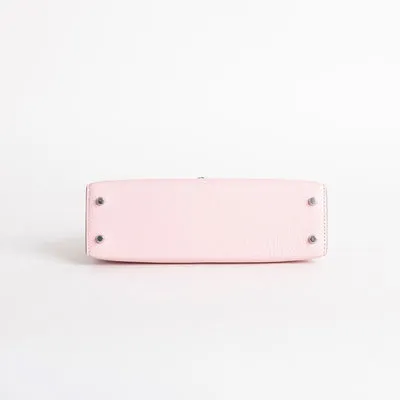 MINI KELLY II (20) CHEVRE LEATHER ROSE SAKURA WITH PALLADIUM HARDWARE (PHW) - 5