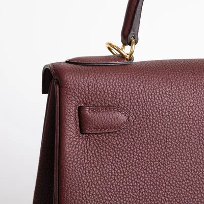 KELLY 28 TOGO LEATHER ROUGE H WITH GOLD HARDWARE (GHW) - 4