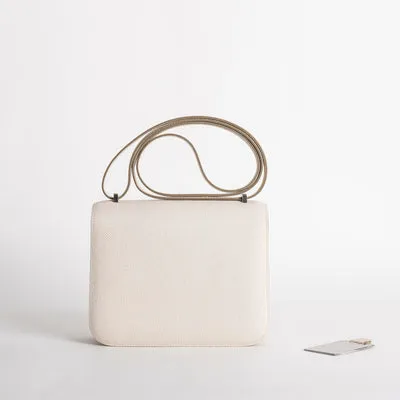 CONSTANCE 18 (MINI) EPSOM LEATHER CRAIE WITH PALLADIUM HARDWARE (PHW) - 2