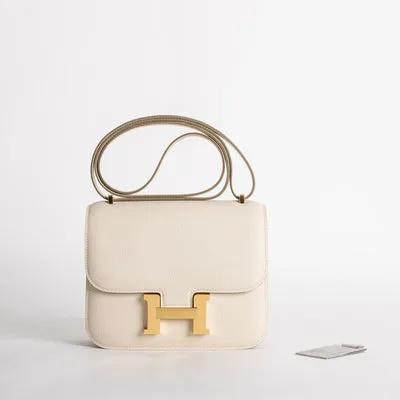 CONSTANCE 18 (MINI) EPSOM LEATHER CRAIE WITH GOLD HARDWARE (GHW) - 1