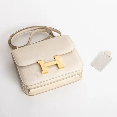 CONSTANCE 18 (MINI) EPSOM LEATHER CRAIE WITH GOLD HARDWARE (GHW) - 5