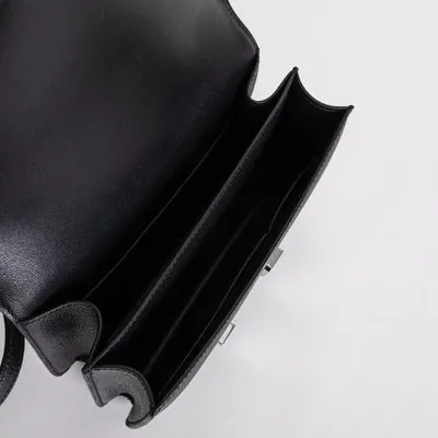 CONSTANCE 18 (MINI) EPSOM LEATHER NOIR (BLACK) WITH PALLADIUM HARDWARE (PHW) - 4