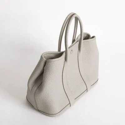 GARDEN PARTY 30 NEGONDA LEATHER BETON WITH PALLADIUM HARDWARE (PHW)