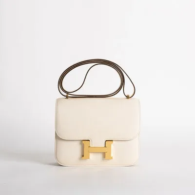 CONSTANCE 18 (MINI) EPSOM LEATHER NATA WITH GOLD HARDWARE (GHW)