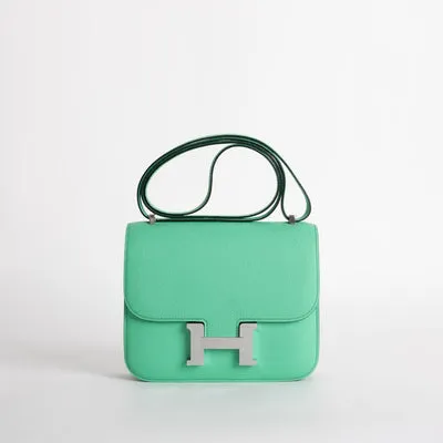 CONSTANCE 18 (MINI) EPSOM LEATHER VERT COMICS WITH PALLADIUM HARDWARE (PHW) - 1