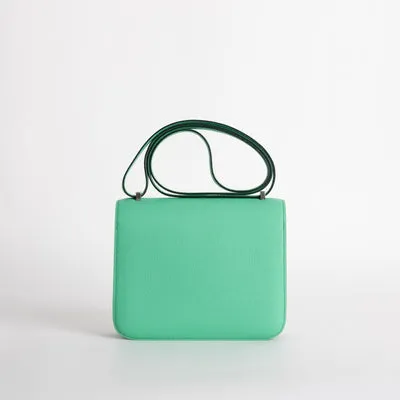 CONSTANCE 18 (MINI) EPSOM LEATHER VERT COMICS WITH PALLADIUM HARDWARE (PHW) - 2