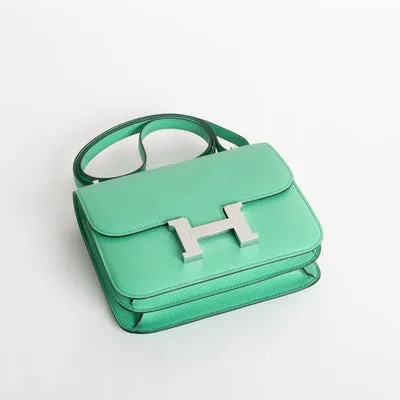 CONSTANCE 18 (MINI) EPSOM LEATHER VERT COMICS WITH PALLADIUM HARDWARE (PHW) - 5