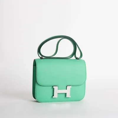 CONSTANCE 18 (MINI) EPSOM LEATHER VERT COMICS WITH PALLADIUM HARDWARE (PHW) - 3