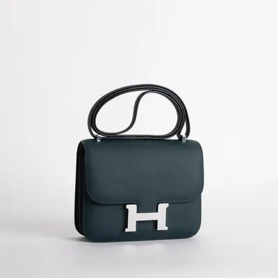 CONSTANCE 18 (MINI) EPSOM LEATHER VERT ROUSSEAU WITH PALLADIUM HARDWARE (PHW) - 3