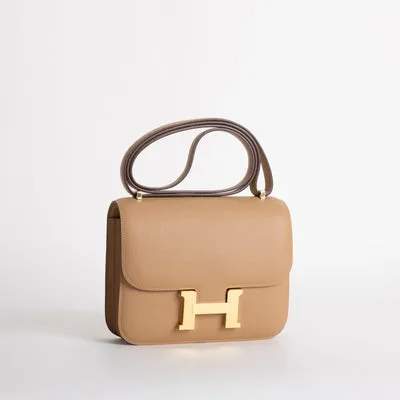 CONSTANCE 18 (MINI) EPSOM LEATHER CHAI WITH GOLD HARDWARE (GHW) - 3