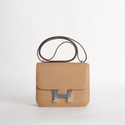 CONSTANCE 18 (MINI) EPSOM LEATHER CHAI WITH PALLADIUM HARDWARE (PHW) - 1