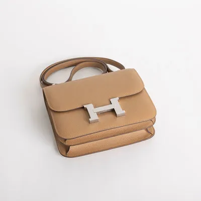 CONSTANCE 18 (MINI) EPSOM LEATHER CHAI WITH PALLADIUM HARDWARE (PHW) - 4