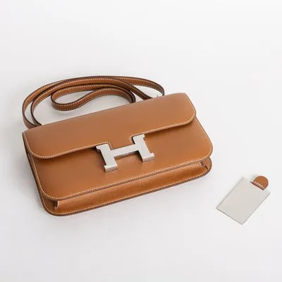 CONSTANCE 24 ELAN EPSOM LEATHER GOLD WITH PALLADIUM HARDWARE (PHW) - 4