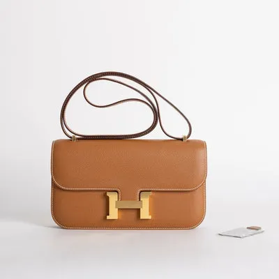 CONSTANCE 24 ELAN EPSOM LEATHER GOLD WITH GOLD HARDWARE (GHW) - 1