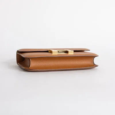 CONSTANCE 24 ELAN EPSOM LEATHER GOLD WITH GOLD HARDWARE (GHW) - 5