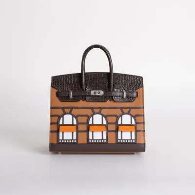 BIRKIN 20 FAUBOURG "DAY" GOLD WITH PALLADIUM HARDWARE (PHW) - 1