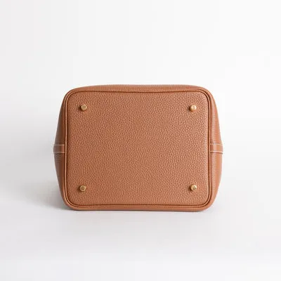 PICOTIN 22 LOCK CLEMENCE LEATHER GOLD WITH GOLD HARDWARE (GHW) - 5