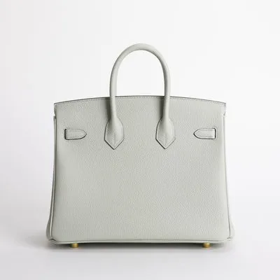 BIRKIN 25 TOGO LEATHER GRIS NEVE WITH GOLD HARDWARE (GHW) - 2