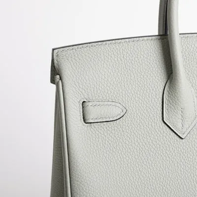 BIRKIN 25 TOGO LEATHER GRIS NEVE WITH GOLD HARDWARE (GHW) - 5