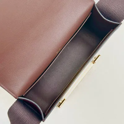 GETA CHEVRE LEATHER ROUGE SELLIER WITH GOLD HARDWARE (GHW) - 3