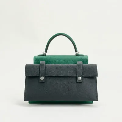 KELLY PICTO DOLL EPSOM LEATHER VERT VERTIGO WITH PALLADIUM HARDWARE (PHW) - 3