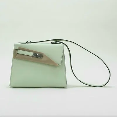 KELLY DESORDRE EPSOM LEATHER VERT FIZZ WITH PALLADIUM HARDWARE (PHW) - 1