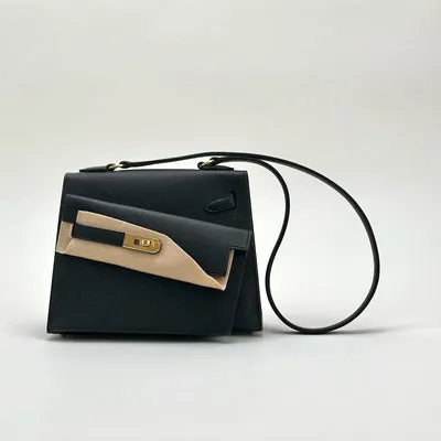 KELLY DESORDRE EPSOM LEATHER NOIR (BLACK) WITH GOLD HARDWARE (GHW) - 1