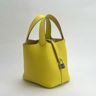PICOTIN 18 LOCK CLEMENCE LEATHER LIME WITH PALLADIUM HARDWARE (PHW) - 2