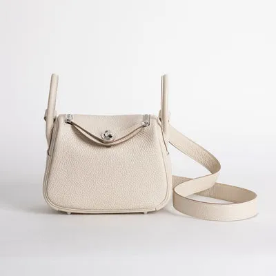 MINI LINDY 20 CLEMENCE LEATHER CRAIE WITH PALLADIUM HARDWARE (PHW) - 1