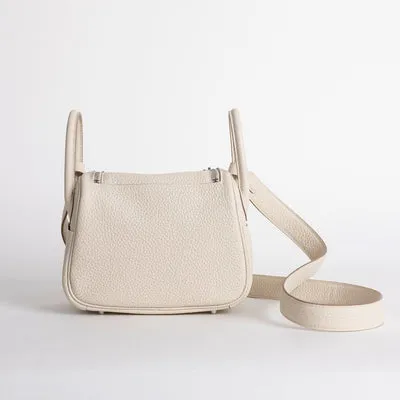 MINI LINDY 20 CLEMENCE LEATHER CRAIE WITH PALLADIUM HARDWARE (PHW) - 2