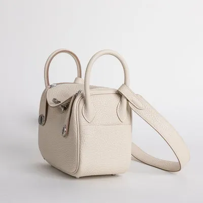 MINI LINDY 20 CLEMENCE LEATHER CRAIE WITH PALLADIUM HARDWARE (PHW) - 3