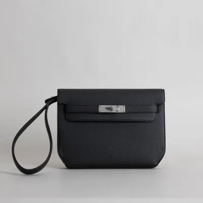 KELLY DEPECHES 25 TOGO LEATHER BLACK WITH PALLADIUM HARDWARE (PHW) - 1