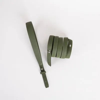 KELLY DEPECHES 25 TOGO LEATHER VERT OLIVE WITH PALLADIUM HARDWARE (PHW) - 6