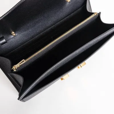 CONSTANCE TO GO EPSOM LEATHER NOIR (BLACK) WITH GOLD HARDWARE (GHW) - 4