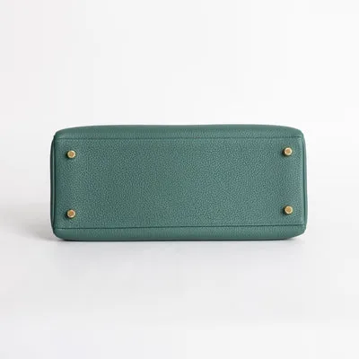 KELLY 28 TOGO LEATHER MALACHITE WITH GOLD HARDWARE (GHW) - 5