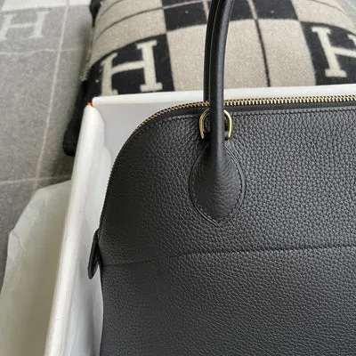 BOLIDE 31 CLEMENCE LEATHER NOIR (BLACK) WITH GOLD HARDWARE (GHW) - 3