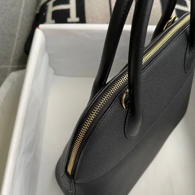 BOLIDE 31 CLEMENCE LEATHER NOIR (BLACK) WITH GOLD HARDWARE (GHW) - 6