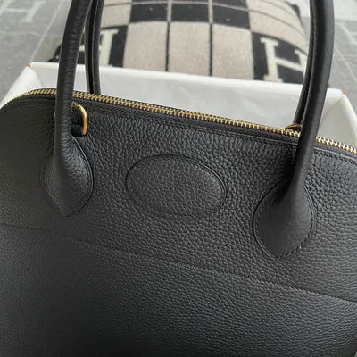 BOLIDE 31 CLEMENCE LEATHER NOIR (BLACK) WITH GOLD HARDWARE (GHW) - 5