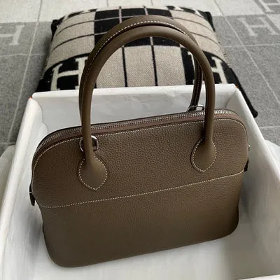 BOLIDE 31 CLEMENCE LEATHER ETOUPE WITH PALLADIUM HARDWARE (PHW) - 4