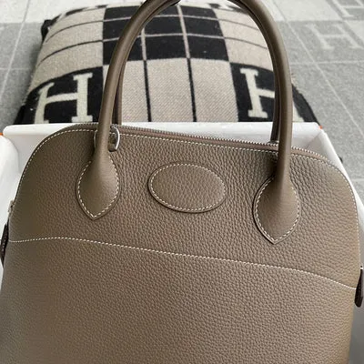 BOLIDE 31 CLEMENCE LEATHER ETOUPE WITH PALLADIUM HARDWARE (PHW) - 3