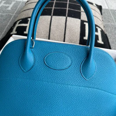 BOLIDE 31 CLEMENCE LEATHER BLEU ZANZIBAR WITH PALLADIUM HARDWARE (PHW) - 2