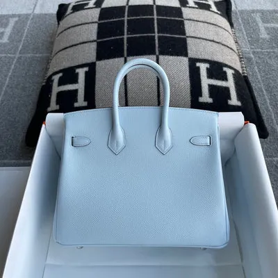 BIRKIN 25 EPSOM LEATHER BLEU ZEPHYR WITH PALLADIUM HARDWARE (PHW) - 2