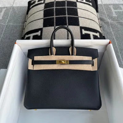 BIRKIN 25 EPSOM LEATHER NOIR (BLACK) WITH GOLD HARDWARE (GHW) - 1