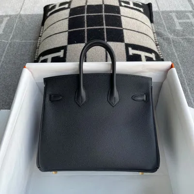 BIRKIN 25 EPSOM LEATHER NOIR (BLACK) WITH GOLD HARDWARE (GHW) - 2